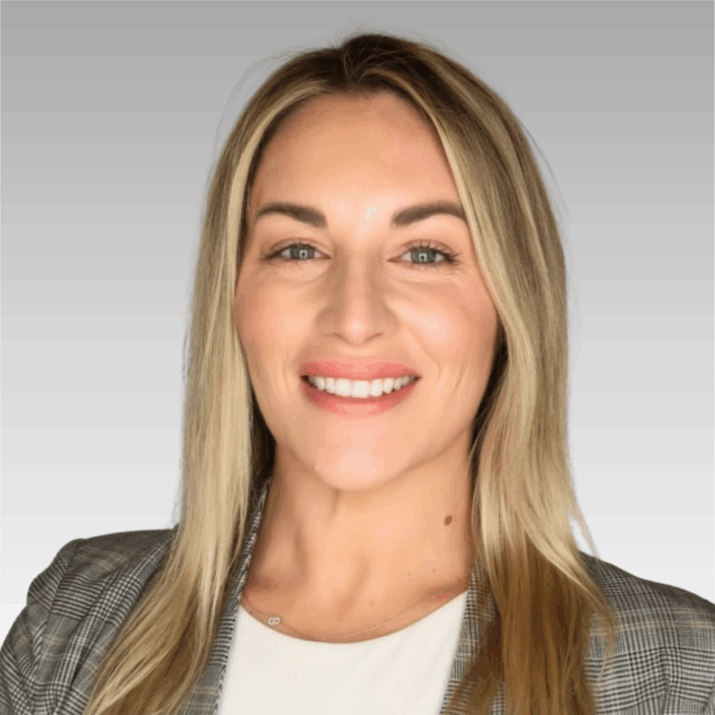 “Headshot of Frances Pomposo, CLOC Board Member and Treasurer, and Senior Director, Head of Legal Operations at Intuitive.”